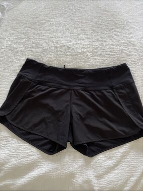 Lululemon Athletica Black original Speed Shorts Mesh Vent Vintage size 10